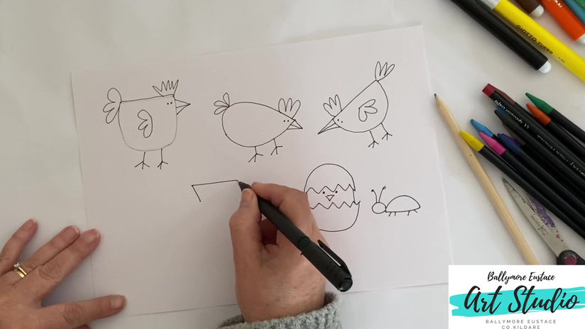 Hen illustrations